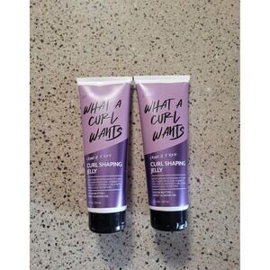 2 Curltrix What A Curl Wants Curl Shaping Jelly Crunch Free 8oz Ea SEALED HTF